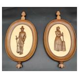Vintage Home Interiors wall plaques