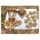Lot vintage Home Interiors wall decor