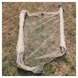 Throw net fishing
