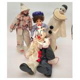 Clown doll lot