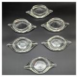 Vimtage Glasbake crab dishes