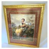 Print Shepherds Daughter 35"h x 21"w
