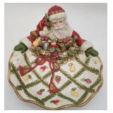 Fitz & Floyd Santa dish