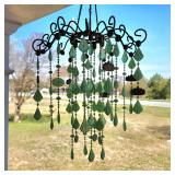 Unique wind decor metal & plastic