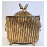 Brass tea caddy