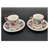 Dresden demitasse cups w saucers
