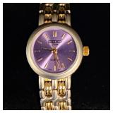 Laidies stainless steel Seiko watch works