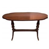 Mahogany finish sofa table