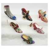 Ashton Drake resin shoe ornaments