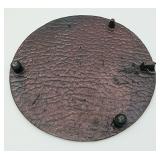 Metal dollar coin trivet