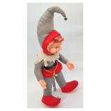 Vintage vinyl elf on a stand
