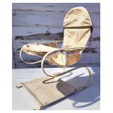 Antique baby bouncing seat
