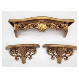 Home I teriors wall shelves