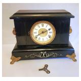 Antique manted clock works