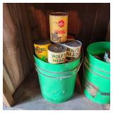 Vintage oil can lot