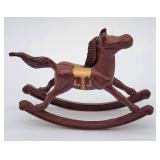 Cast iron rocking horse