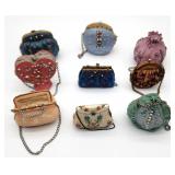 Lot petite resin pocketbooks purses
