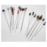 Lot vintage hat pins