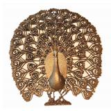 Large Burwood peacock wall decor