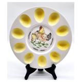 Ceramic egg platter