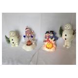Snawman lot 2 lighted