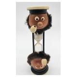 Vintage wooden hourglass timer