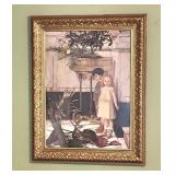 Large print quality wwoden frame 34"h