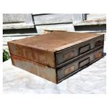 Steel 2 drawer parts chest