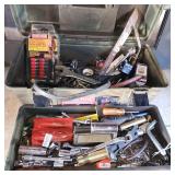 Tool box sockets ratchets wrenches etc
