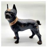 Antique cast iron Boston Terrier door stop
