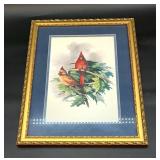 Male & female cardinal print