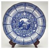 Spode Blue Room calendar plate