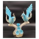 Vintage Italian glass Birds flawed