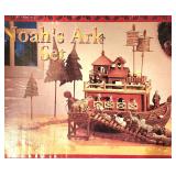 Large wooden Noahs Ark set