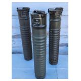 Military mortar canisters good shape
