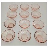 Arcoroc pink bowls France