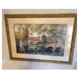 Large framed print 28"h x 38"w