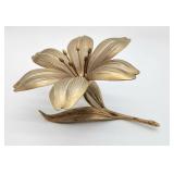 Unique brass flower removable petal ashtrays