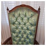 Vintade chair caned sides