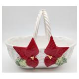 Studio Nova poinsettia basket