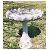 Concrete bird bath 2