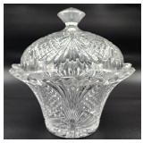 Unique crystal candy dish