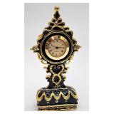 Miniature enameled clock