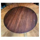 Large custom solid black walnut lazy susan
