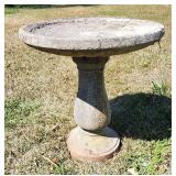 Concrete bird bath 3