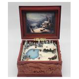 Thomas Kincade music box works