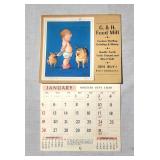 1958 GH Feed Mill calendar