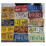 Various state licence plates