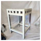 Painted wooden side table