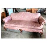 Vintage ball and claw foot sofa